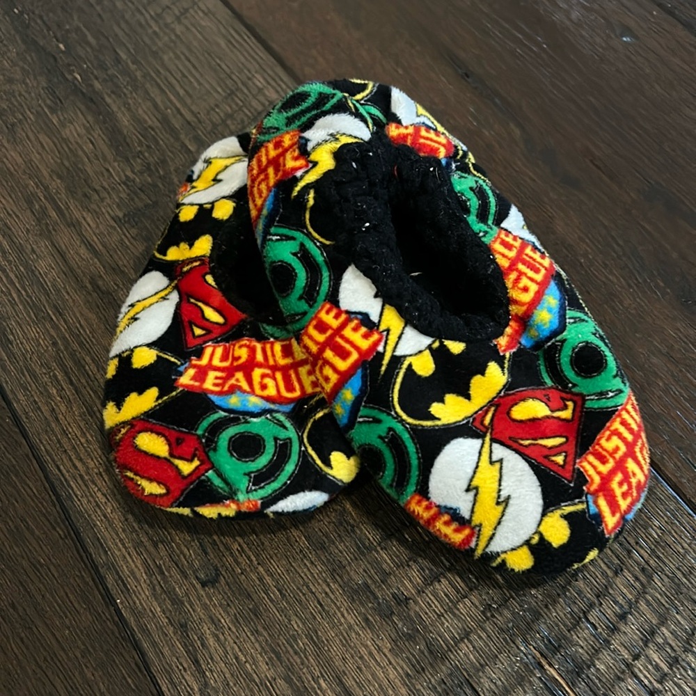 Justice league slippers.